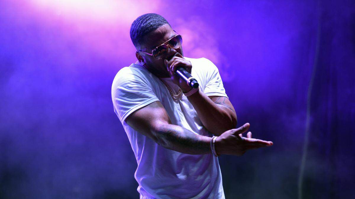 Rapper Nelly, best known for his hit songs "Country Grammar", "Air Force Ones", and "Hot in Herre", performs for a sold-out audience  Saturday, May 19, 2018 at Whitaker Bank Ballpark in Lexington, Kentucky.