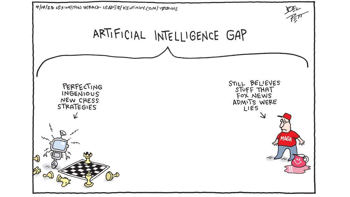 Joel Pett: Sometimes we need AI