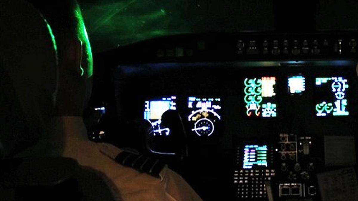 In 2014, the FBI released this image and others as part of a campaign launched to inform the public that shining laser pointers at planes and other aircraft is a federal crime. Federal agents filed a criminal complaint against a North Miami man Tuesday, Dec. 20, 2022, accusing him of pointing a laser at Coast Guard and Miami-Dade Police Department helicopters.