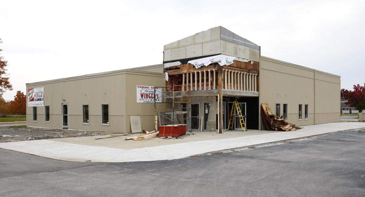 Winger’s restaurant, under construction in the South Park Shopping Center, Tuesday, October, 27 2009. The restuarant was going in the former TGI Friday’s location.
