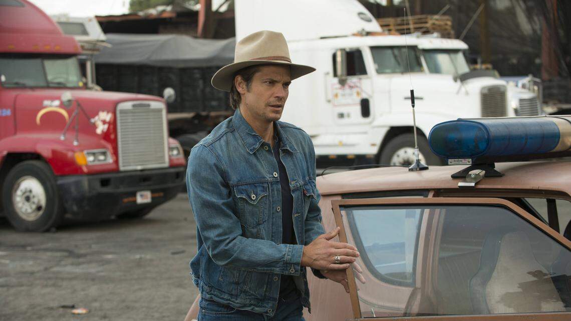 Timothy Olyphant plays Raylan Givens, a U.S. Marshal, in Justified. The show is set in Kentucky and is often inspired by real events.