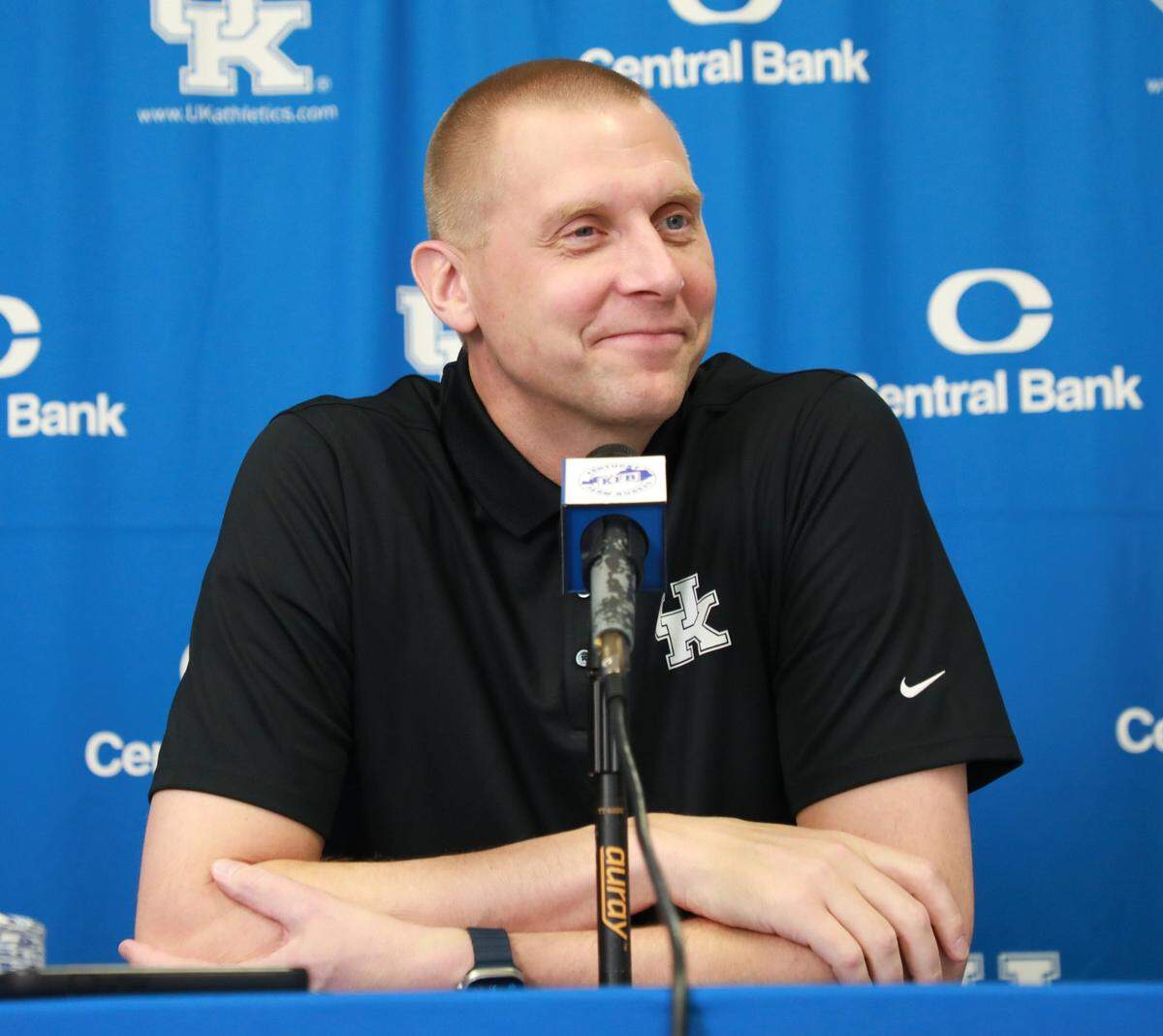 Kentucky men’s basketball coach Mark Pope and his coaching staff are recruiting at Peach Jam, the Nike Elite Youth Basketball League event, for a second straight weekend.