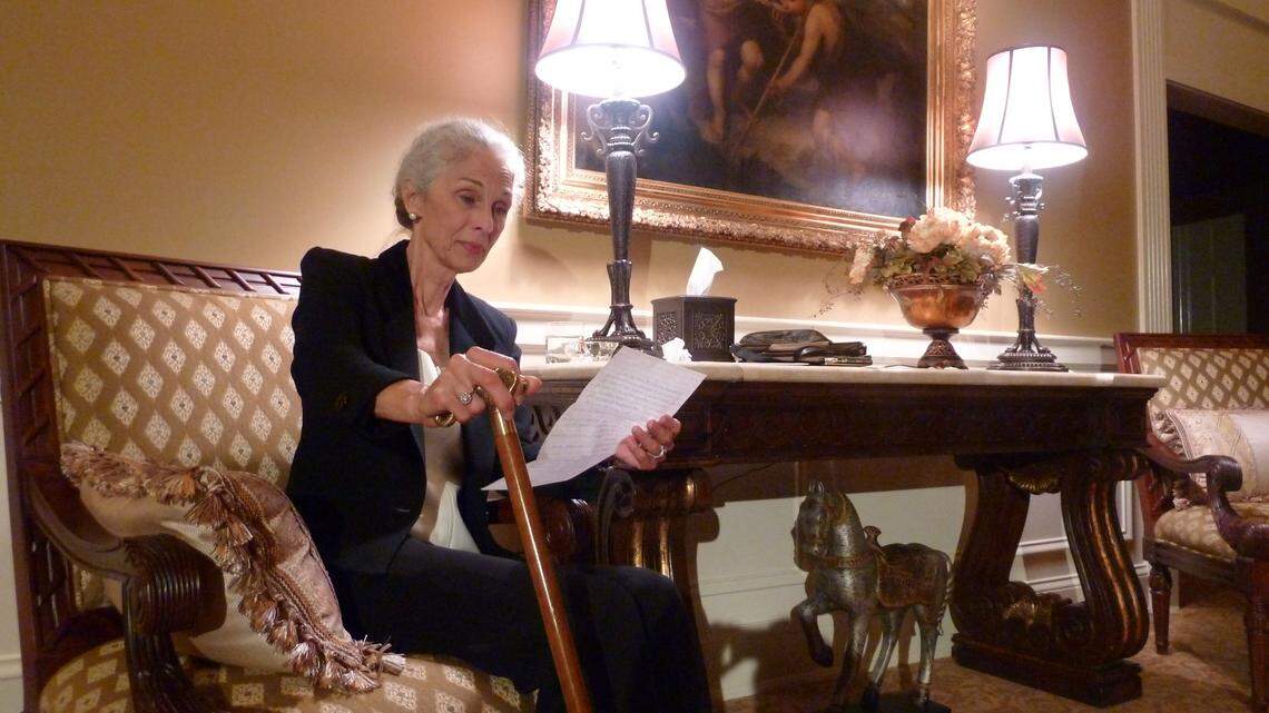 Samantha Doane-Bates is one of three characters in Jeffrey Hatcher's play Three Viewings, a trio of extended monologues about paying one's respects that will be performed in an actual funeral home.    