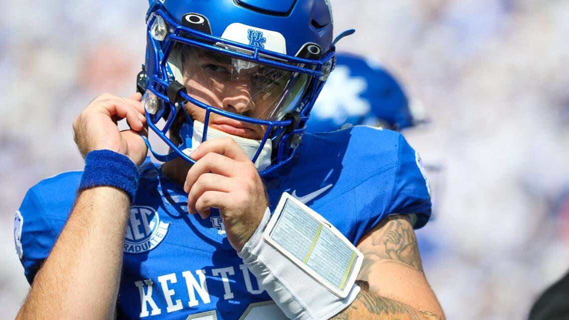 Kentucky quarterback Devin Leary has thrown 10 touchdown passes and five interceptions in his first five games as a Wildcat. Leary will face a Georgia defense Saturday that leads the SEC in interceptions.