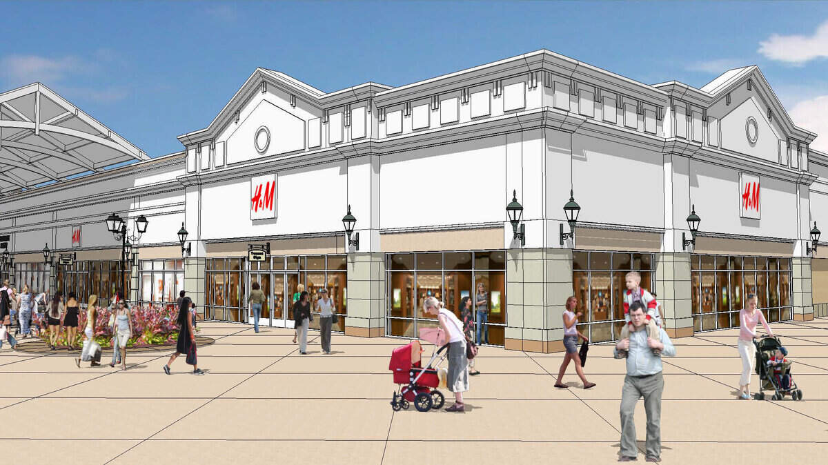 Horizon Group Properties announced  Thursday that construction has begun on the second phase of the Outlet Shoppes of the Bluegrass in Simpsonville. Eight more popular retailers, including H&M, Abercrombie & Fitch, The Limited Outlet and Johnny Rockets, are expected when the addition opens in November.