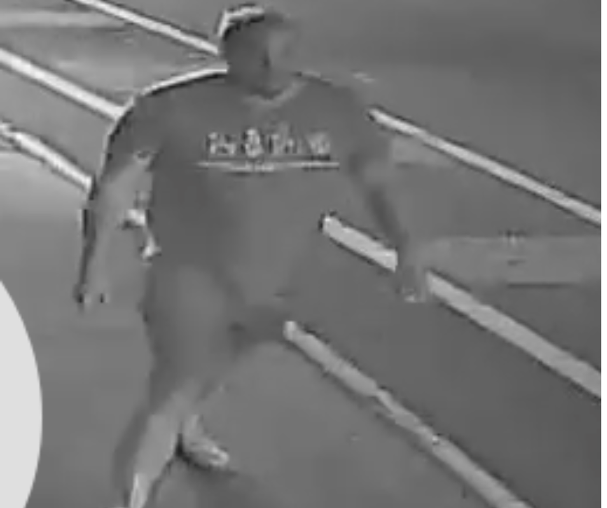 Lexington police released images of a suspect who they said was involved in vandalizing businesses in Chevy Chase.