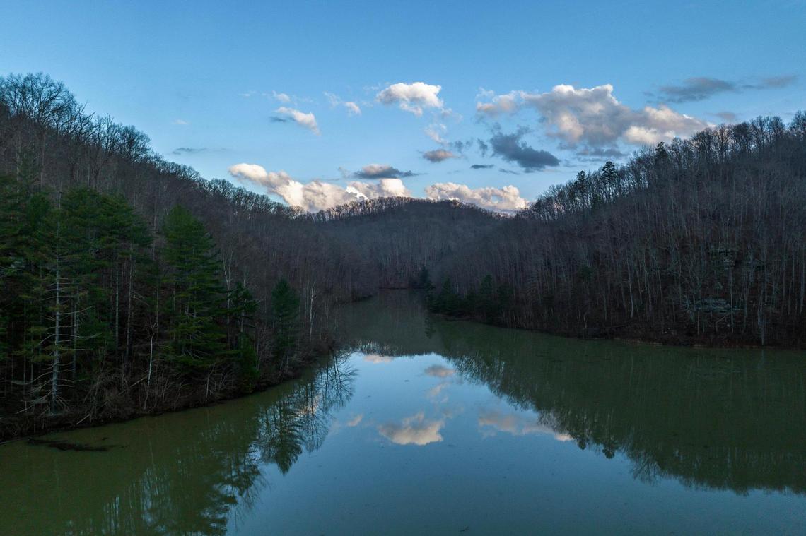 The Curtis Crum Reservoir in Martin County, Ky., is photographed Monday, March 4, 2024.