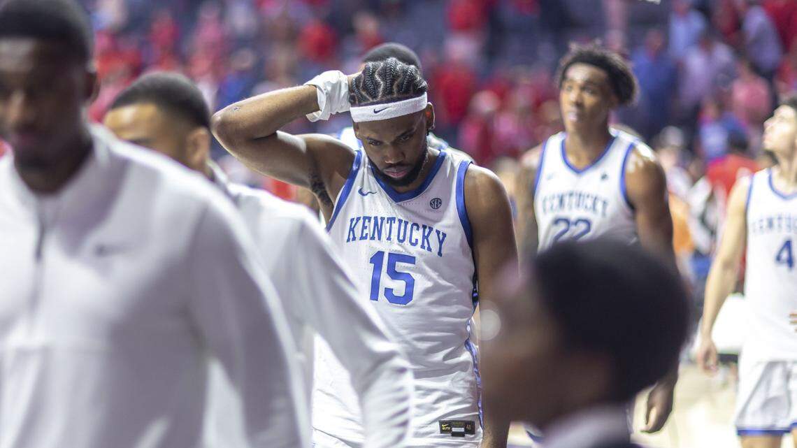 Kentucky basketball’s once-promising season is suddenly on the brink after Ole Miss loss