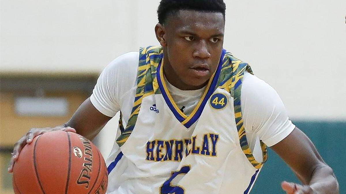 Kanye Henderson was the hero for Henry Clay on Tuesday night, making a short jumper from the left wing to lift the Blue Devils over Woodford County.