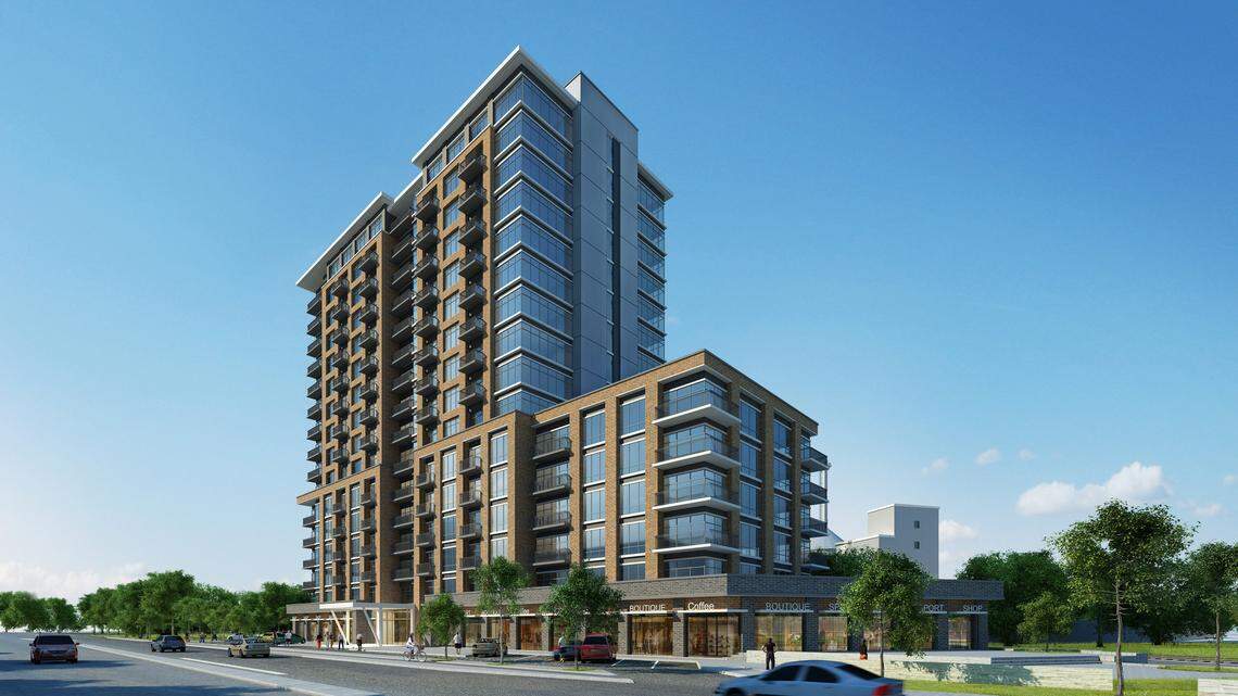 Thistle Station would be built on more than four acres of land at Newtown Pike and West Third Street. It's a proposed multiuse structure combining apartments with retail and restaurant space. The project is planned for a June 2016 opening.