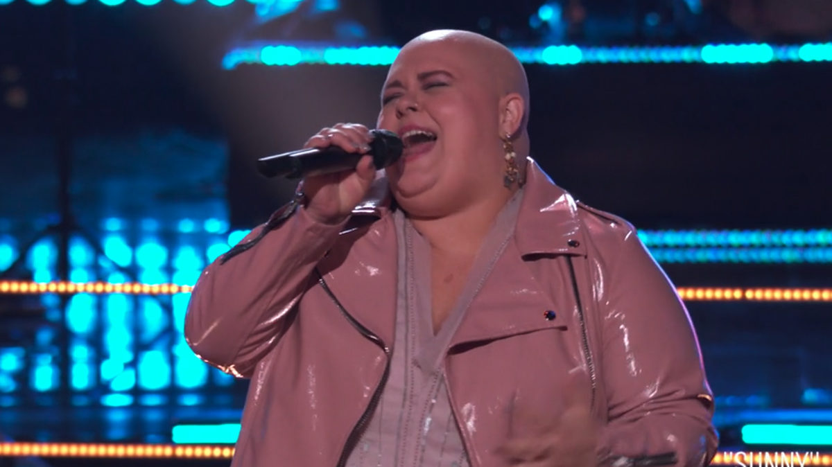 Holly Forbes, from Boyd County, Kentucky, won her battle round on “The Voice” on Monday.