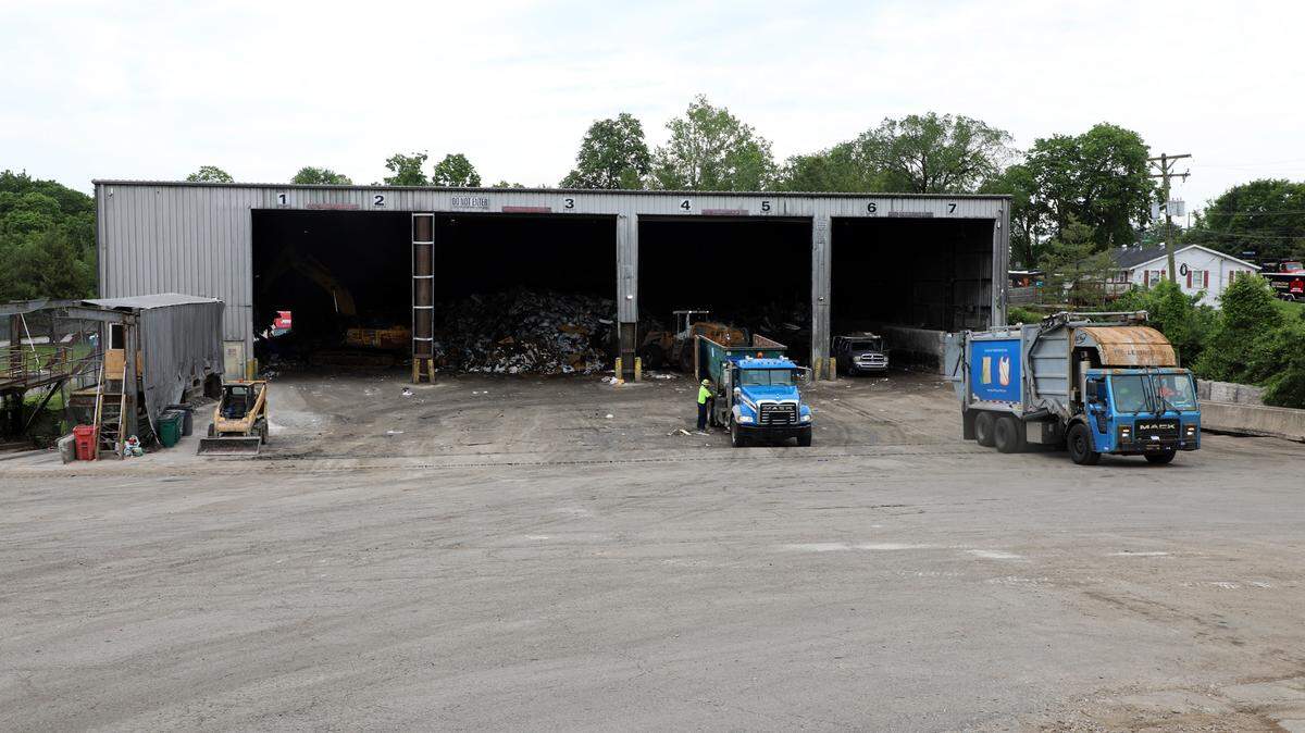 Construction at the Bluegrass Transfer Station on Old Frankfort Pike is expected to cause traffic backs up starting Tuesday, May 16, 2023.