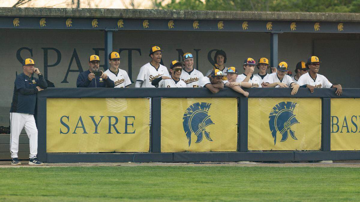 Sayre coach Kevin Clary, left, led the Spartans to the school’s first 11th Region championship last season and also took them to an All “A” Classic state title in 2023.