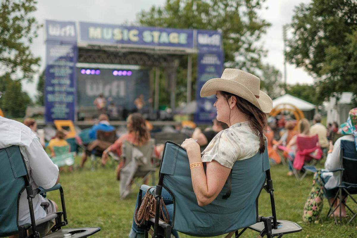 Attendees have the opportunity to sit and enjoy live and local entertainment while exploring many food and drink options at CRAVE.