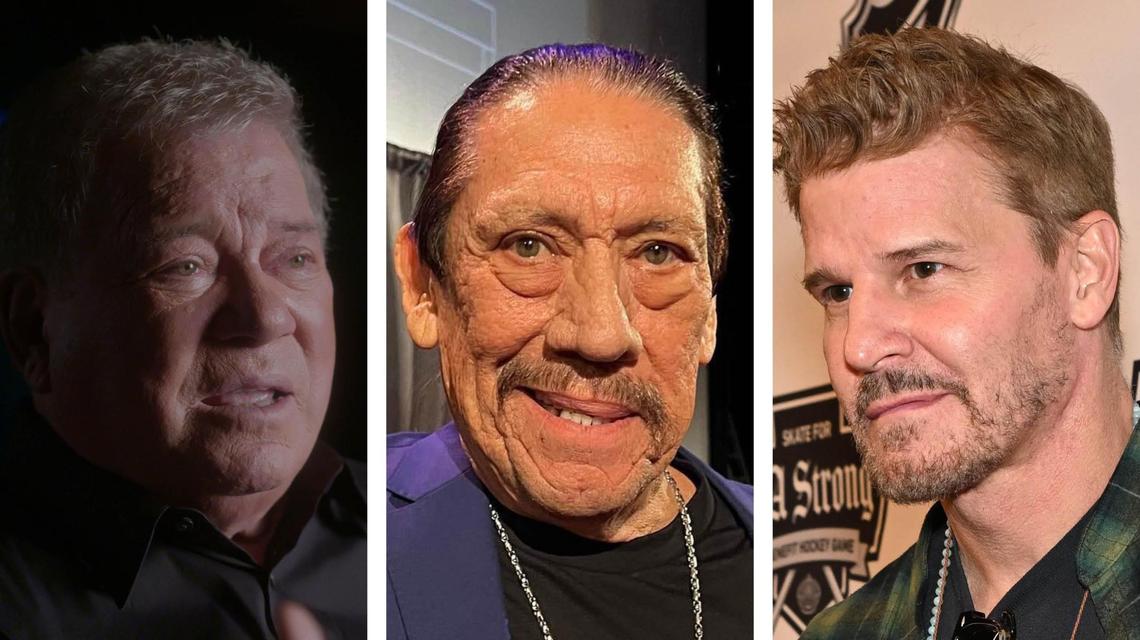 From left, Wiliam Shatner, Danny Trejo and David Boreanaz will make appearances at LexCon this weekend.