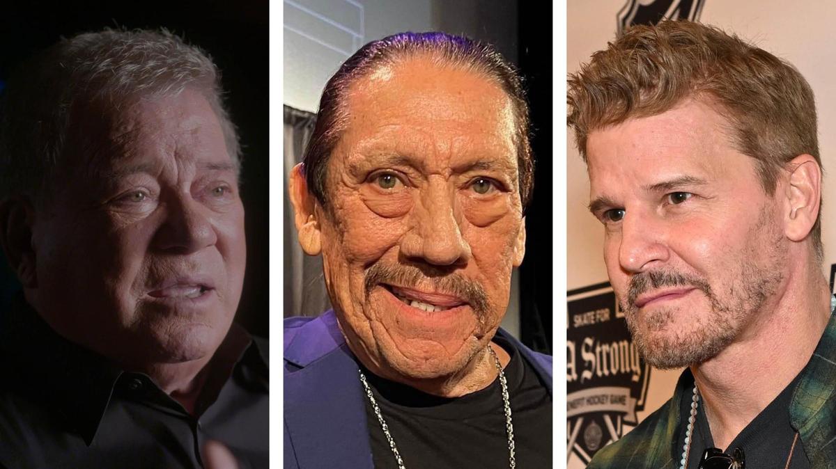 From left, Wiliam Shatner, Danny Trejo and David Boreanaz will make appearances at LexCon this weekend.