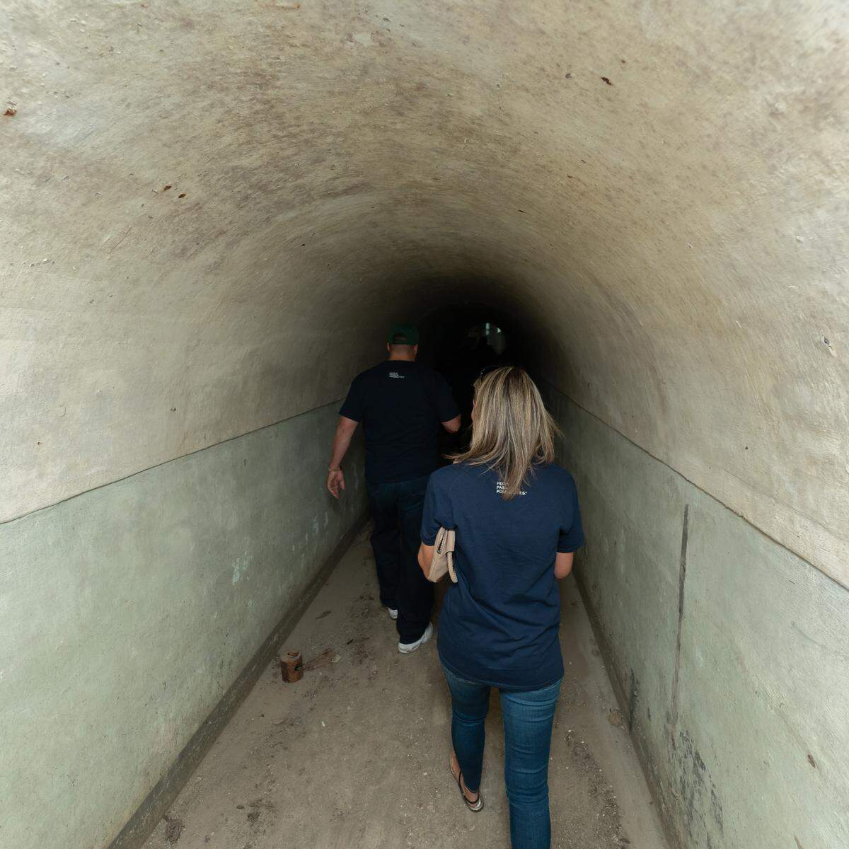 A tunnel under West Second Street was built in the 1930s to allow the nurses to go underground to work at St. Joseph Hospital.