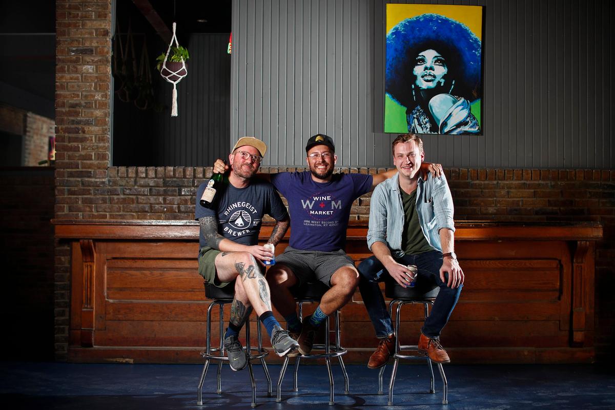Al’s Bar co-owners and northside natives from left Brian Surbaugh, Seth Brewer and Tim Small purchased the dive bar because “we’ve got the chance to revitalize an old spot that we have fond memories of,” said Small.