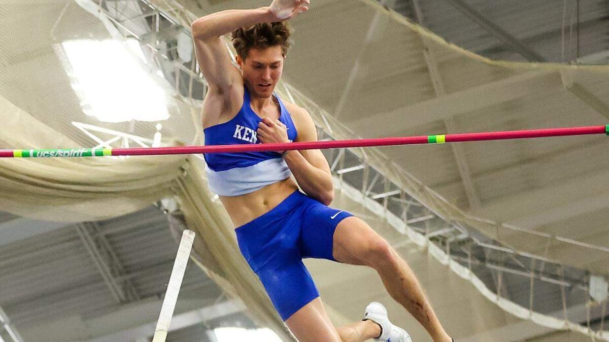 Kentucky senior Keaton Daniel is among the favorites to qualify this week in Lexington for next month’s NCAA Outdoor Track and Field Championships in the pole vault.
