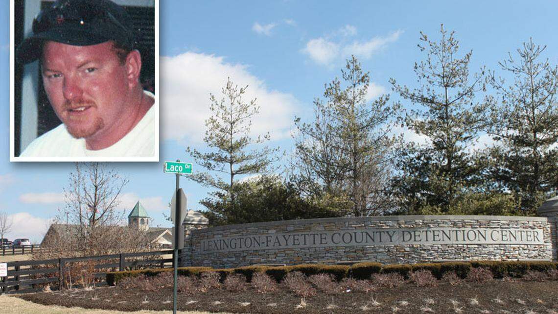 Inset,  Jeffrey McKinney. Lexington-Fayette County Detention Center.