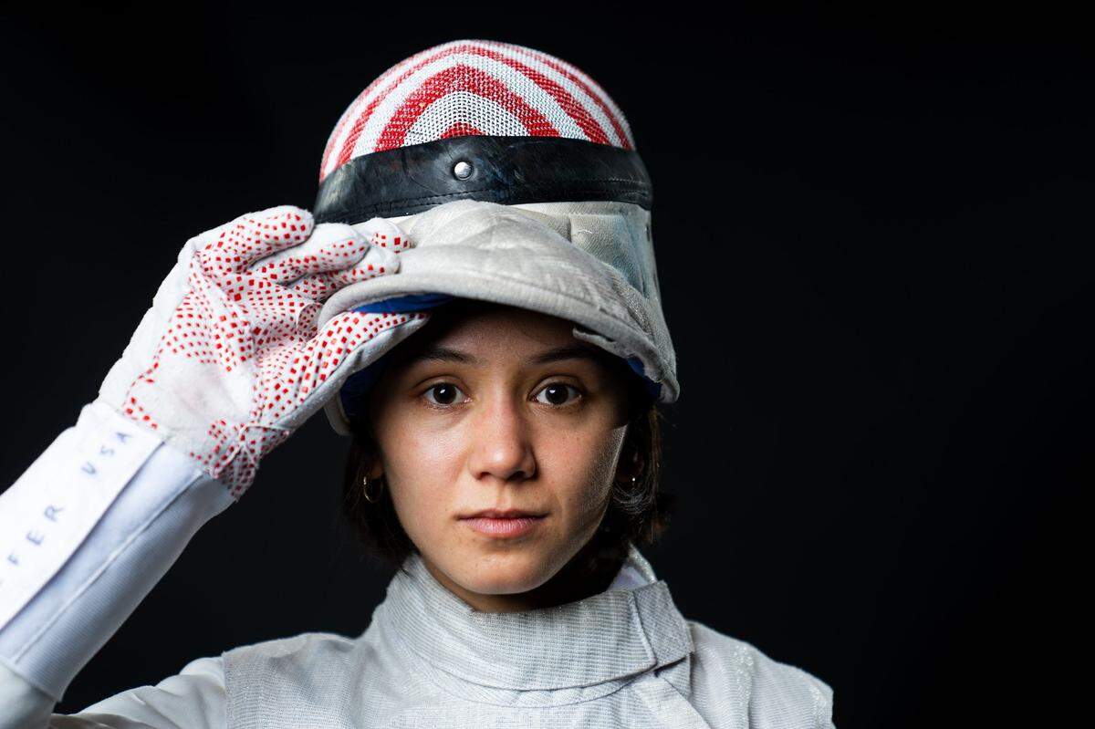 Lee Kiefer is an American fencer and, in 2021, became the first American woman to win an Olympic medal in individual foil at the Convention Center.