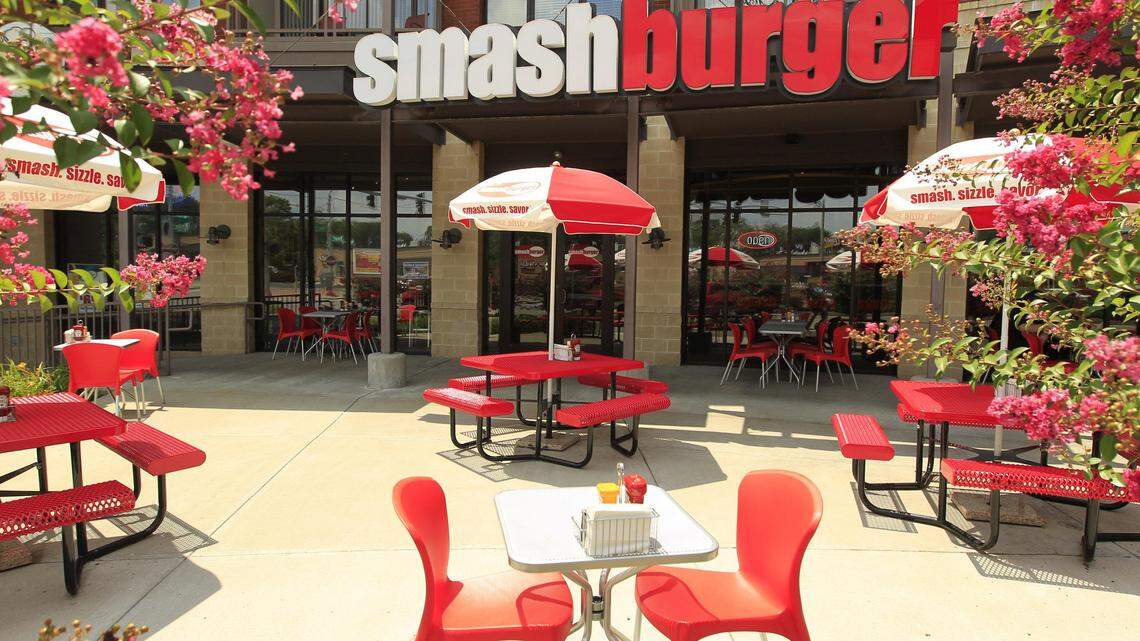 Lexington's first Smashburger, above, opened in April at Center Court on Upper Street. A second restaurant is scheduled to open on Thursday on Nicholasville Road.  
