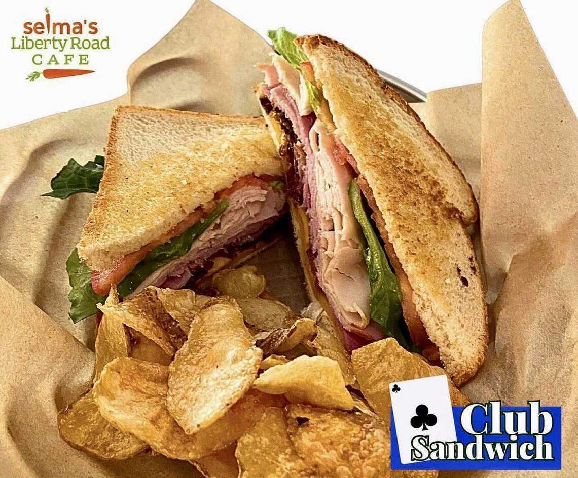 Liberty Road Cafe Club Sandwich