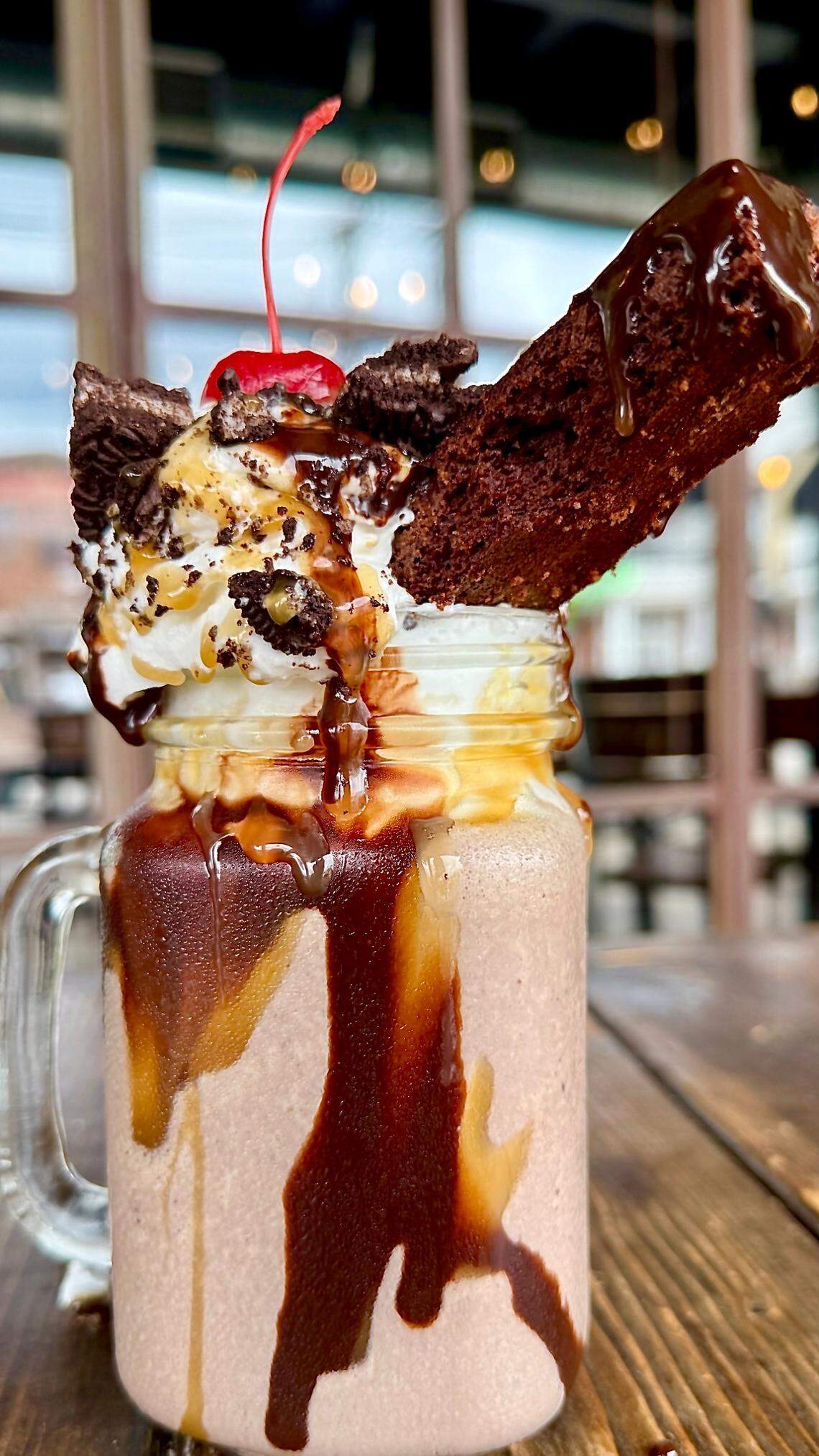 Bear & The Butcher is adding over-the-top adult milkshakes to the menu. Check out the Grizzly Bear with Oreo, Bourbon, Brownie and Caramel, $13.