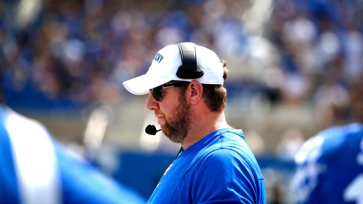 Kentucky offensive coordinator Liam Coen could be coaching an NFL team this fall.