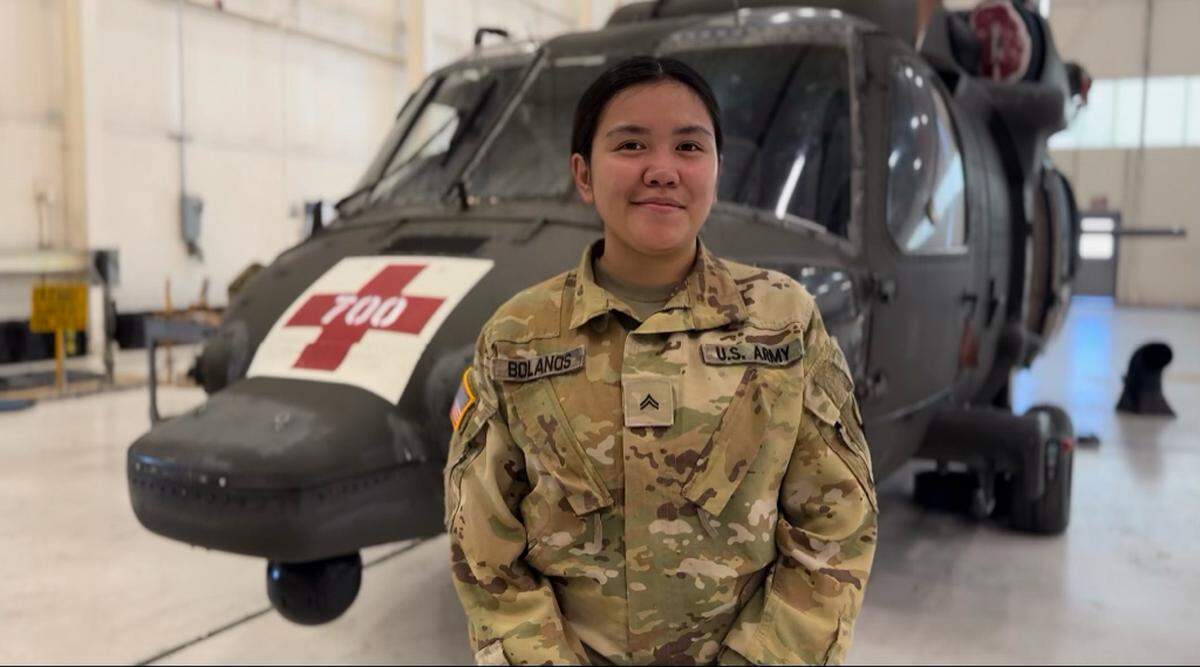 Cpl. Emilie Marie Eve Bolanos, 23, was a helicopter repairer and air crewmemeber for the 101st Airborne Division at Fort Campbell, Ky. when she was killed in a Black Hawk Helicopter crash on March 29, 2023.