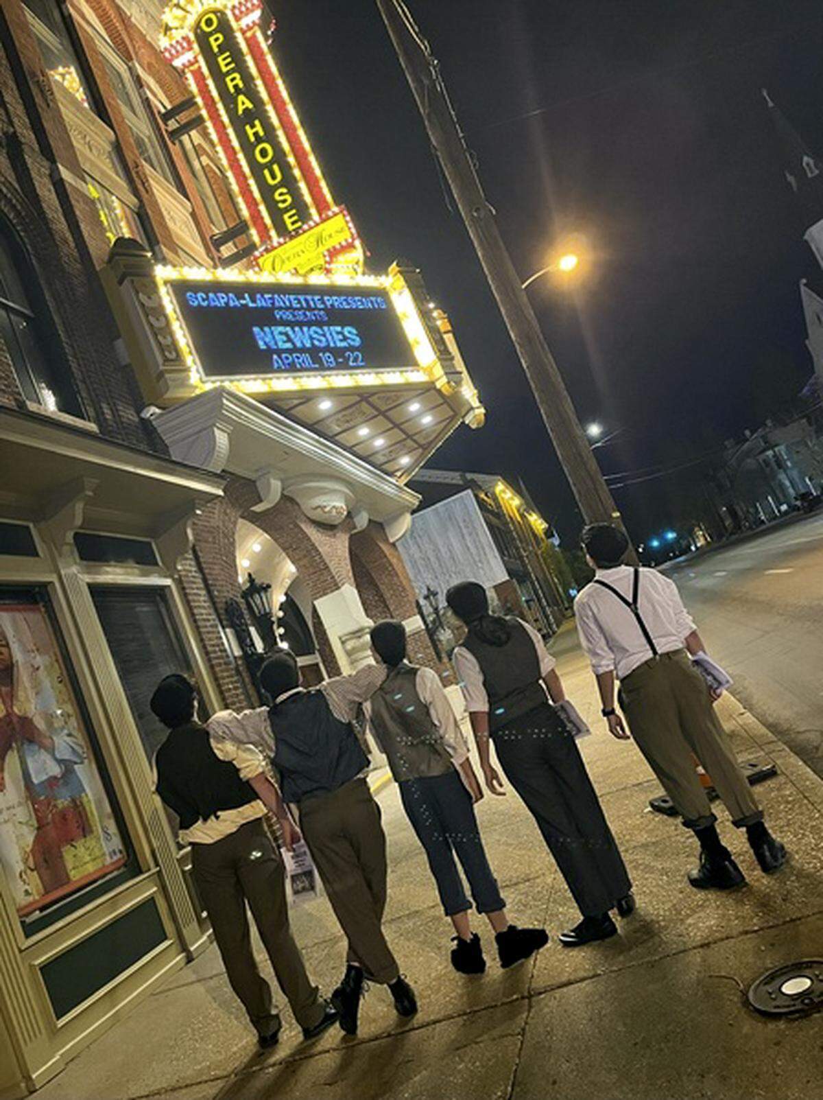 SCAPA at Lafayette will be presenting the Disney musical “Newsies” live at The Lexington Opera House this musical.