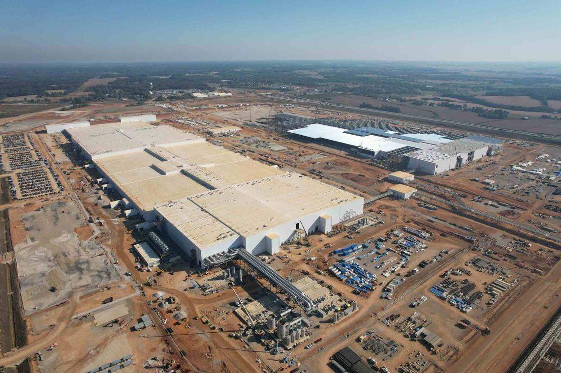 The $5.8 billion battery park, BlueOval SK, is a joint venture between Ford Motor Co. and South Korean partner SK On, and is expected to employ 5,000 people once fully up and running.