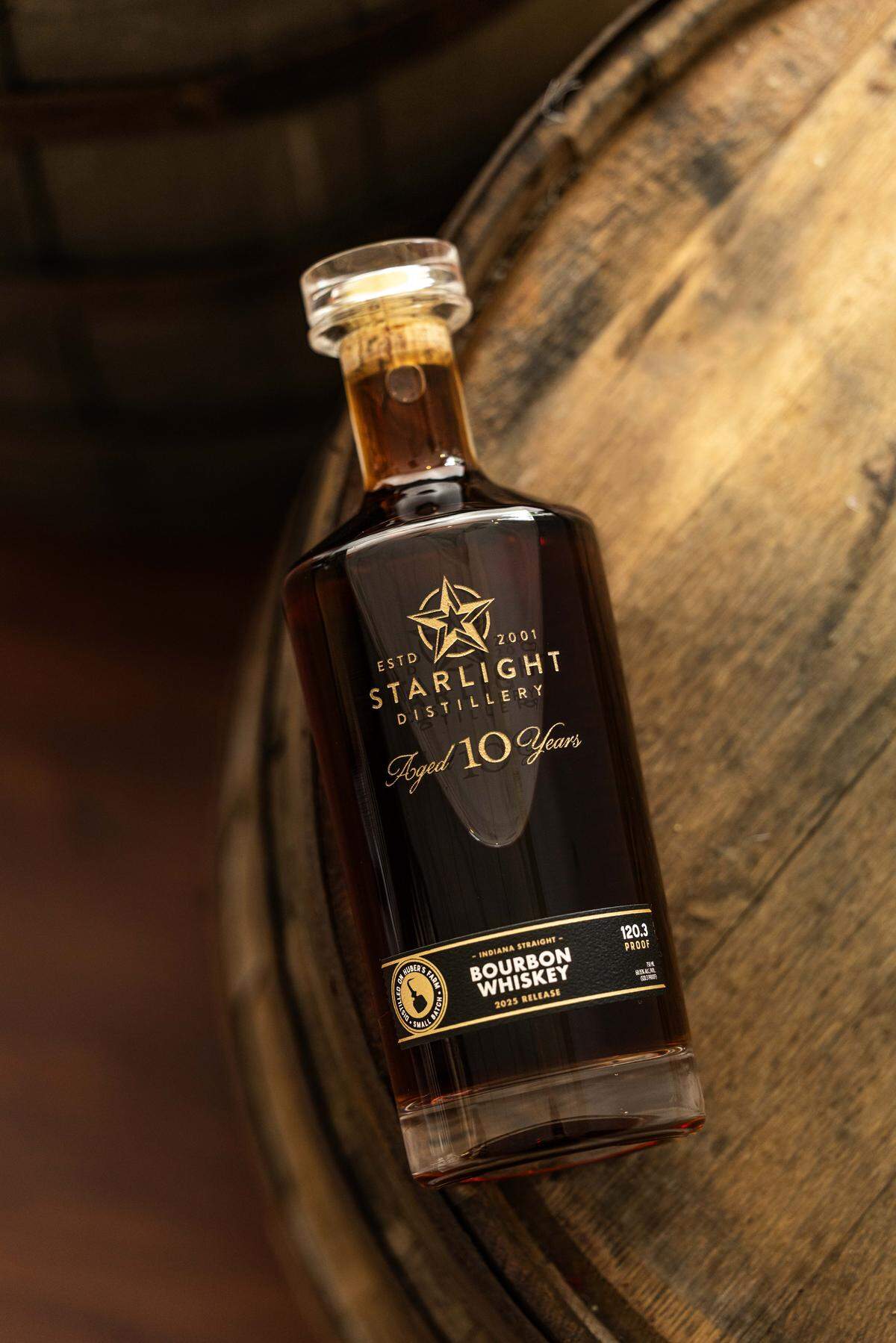 Starlight Distillery in Indiana has released its first 10-year bourbon. The limited release is available at the distillery.