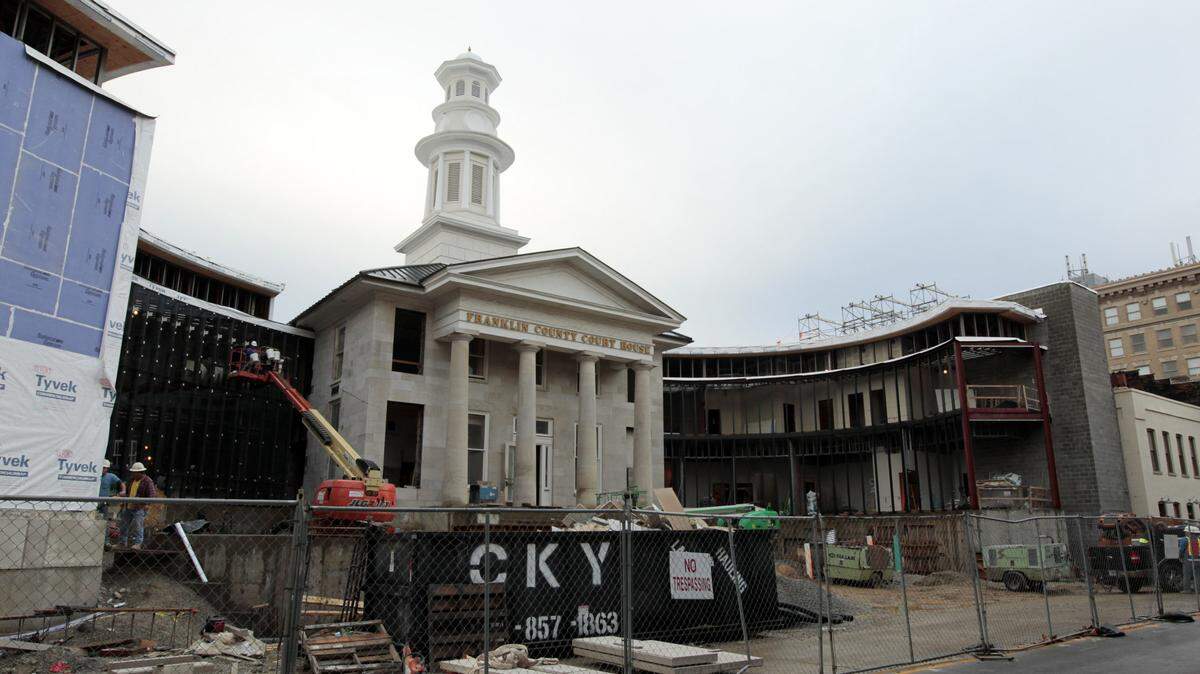 The $30 million Franklin County courthouse project is one of 26 courthouse construction contracts that Cordell Construction has managed since 2006. Codell has received $227,302.44 in extended-service fees — an extra amount paid because of various delays in the project.  