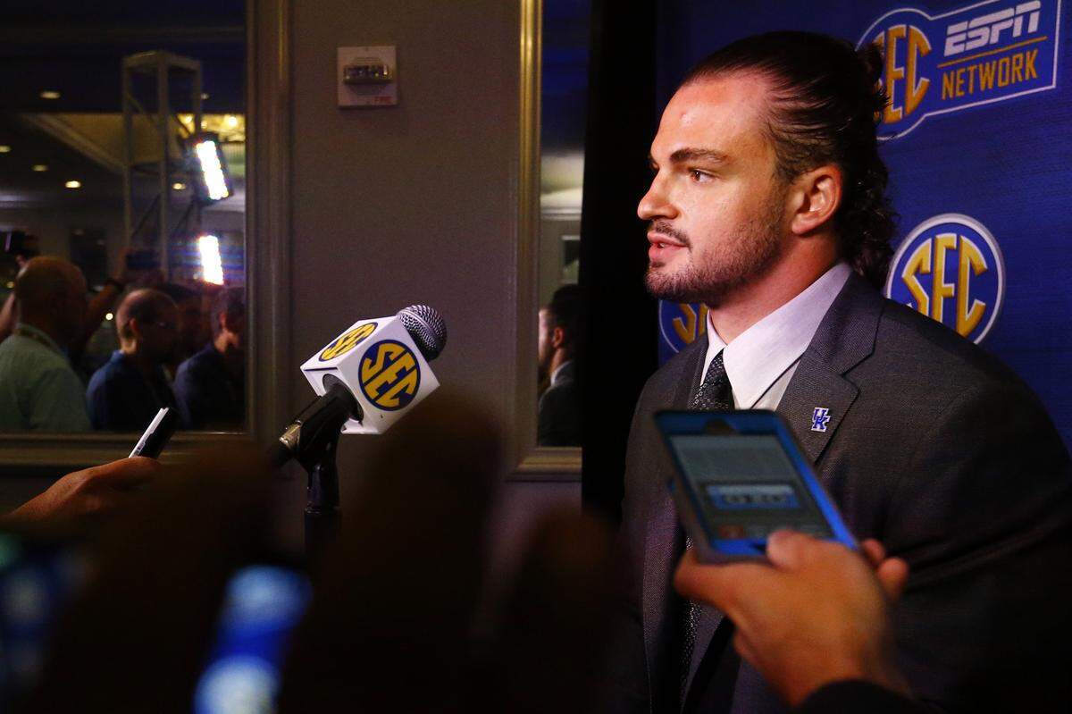 Kentucky senior linebacker Kash Daniel said the Cats are “five steps ahead of where we were last year” at this time.
