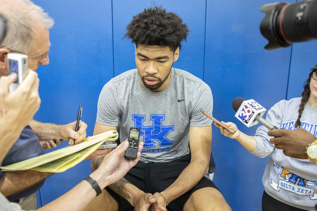 In going through the NBA Draft process, Kentucky’s Nick Richards said Friday he learned that “the only thing most teams were concerned with was me being more consistent.”