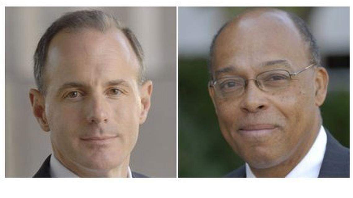 Robert Benvenuti, left, and Reginald Thomas