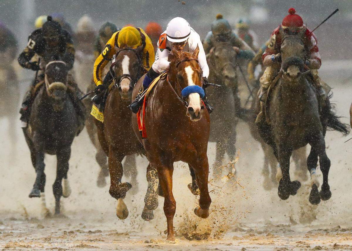 Justify won the 2018 Kentucky Derby, and the 2018 Triple Crown, for trainer Bob Baffert.