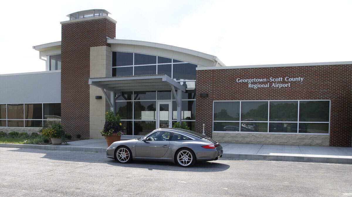 Georgetown-Scott County opened its new terminal several years ahead of schedule in anticipation of increased traffic.