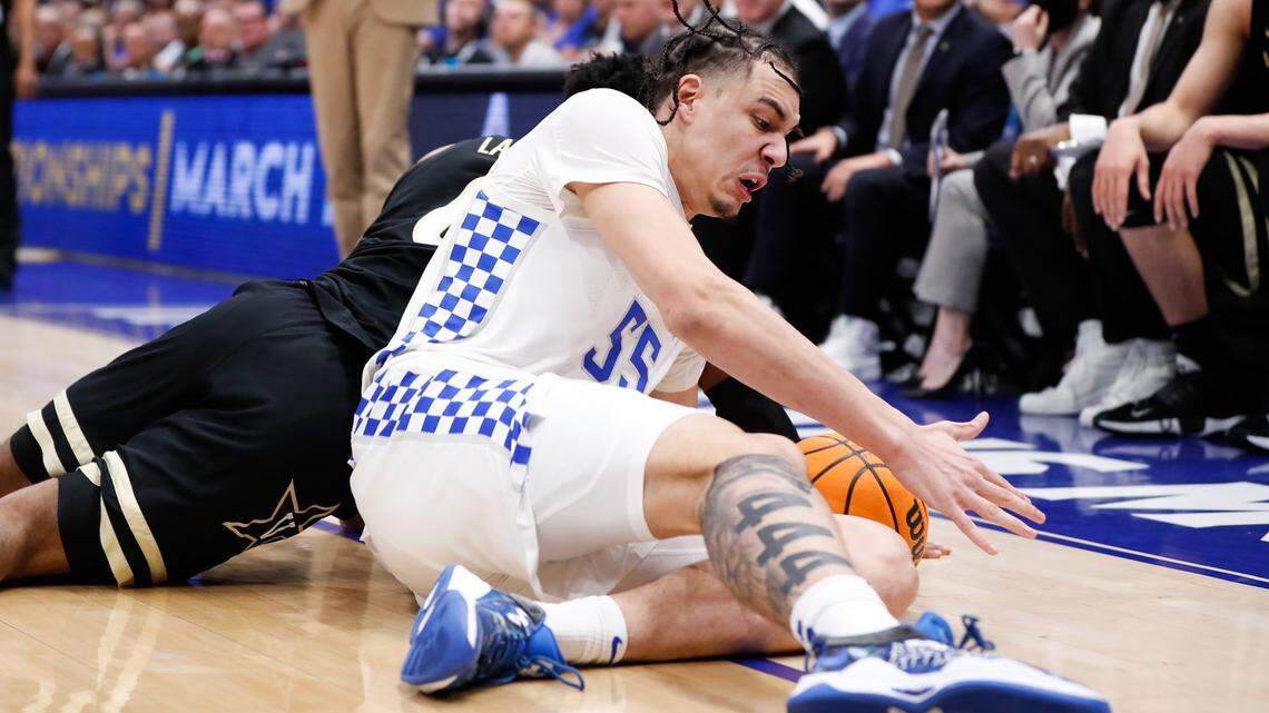 Box score from Kentucky basketball’s 77-71 SEC Tournament victory over Vanderbilt