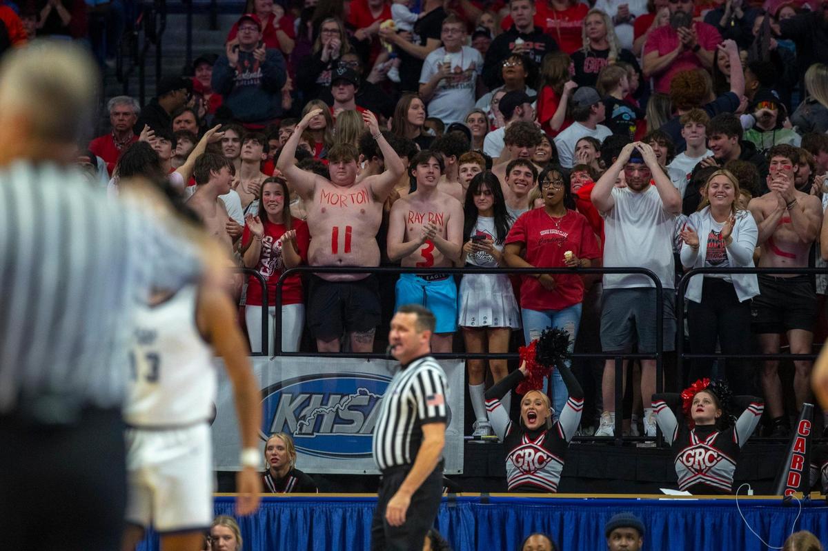 A large turnout from George Rogers Clark contributed to the biggest state tournament attendance figure in nine years.