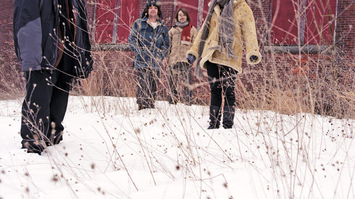 The Low Anthem: Jeff Prystowsky, left, Ben Knox Miller, Mat Davidson, Jocie Adams.