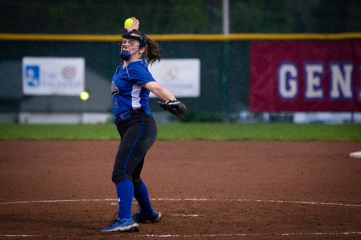 Lexington Catholic’s Abby Hammond is 12-2 with 110 strikeouts this season.