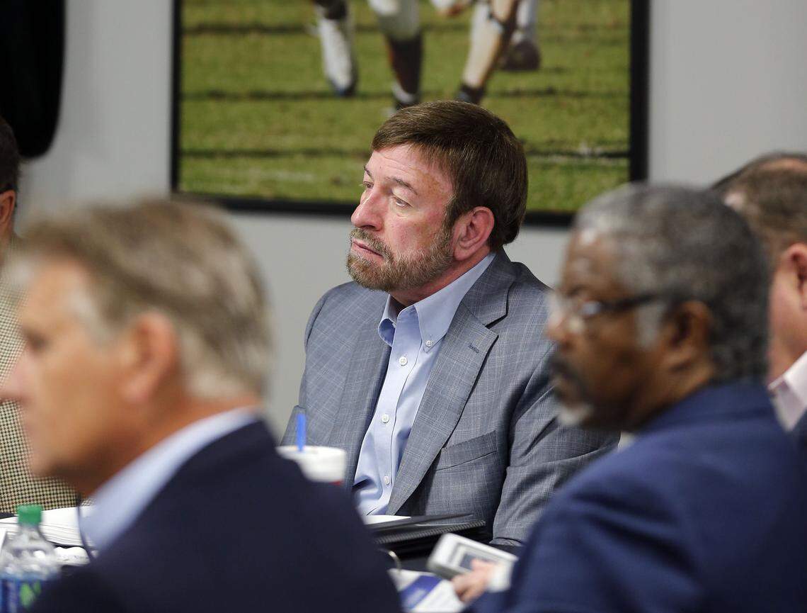 James H. Booth was a member of the University of Kentucky Board of Trustees and acts as president or director of more than 30 businesses operating in Kentucky.