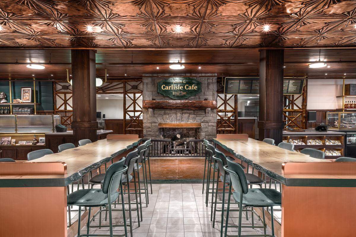 The new John G. Carlisle Cafe at the Buffalo Trace Distillery.
