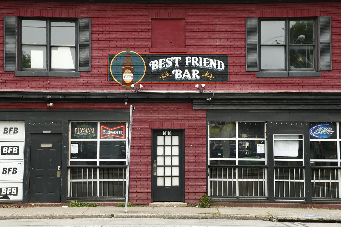 Best Friend Bar at 500 Euclid Avenue has been placed on probation.