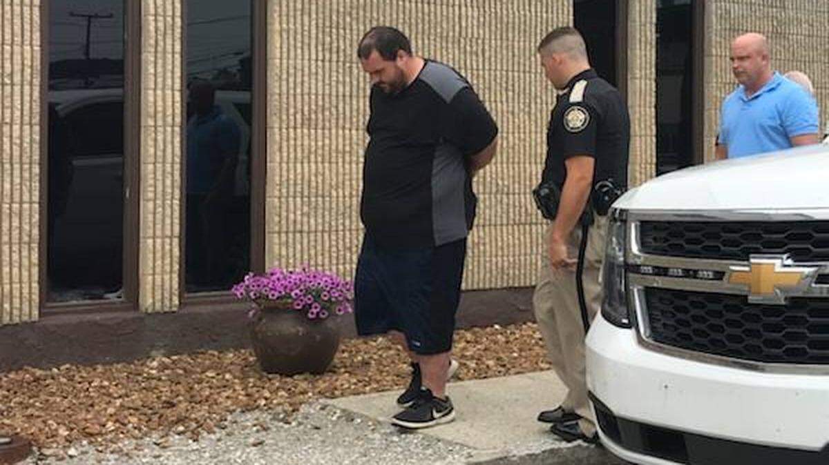 Rickie Ledford was arrested after assaulting his ex-girlfriend and kidnapping her and another man.