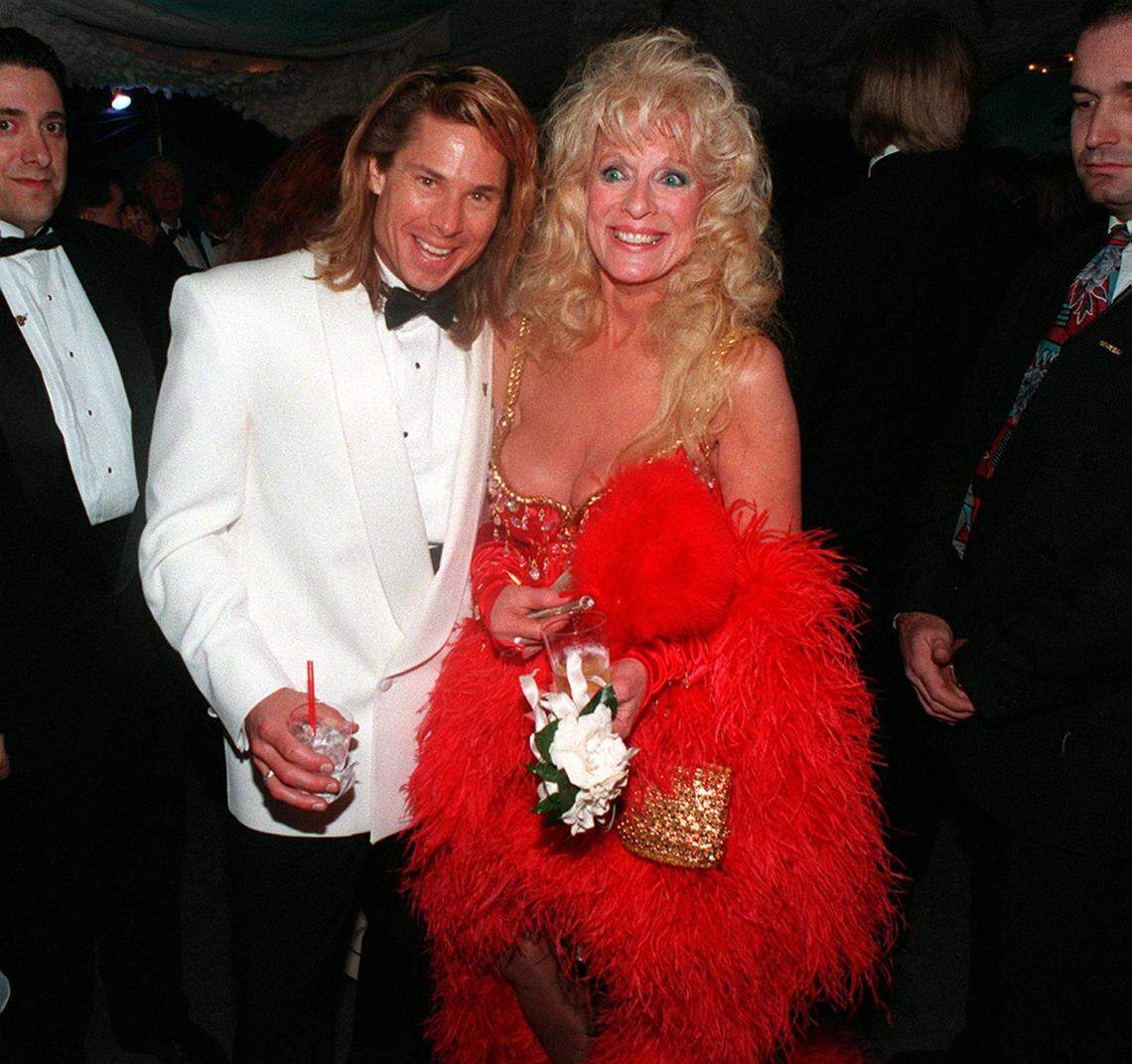 Kato Kaelin, famous mostly for being O.J. Simpson’s house guest, and Anita Madden entered Madden’s Derby party in 2000.