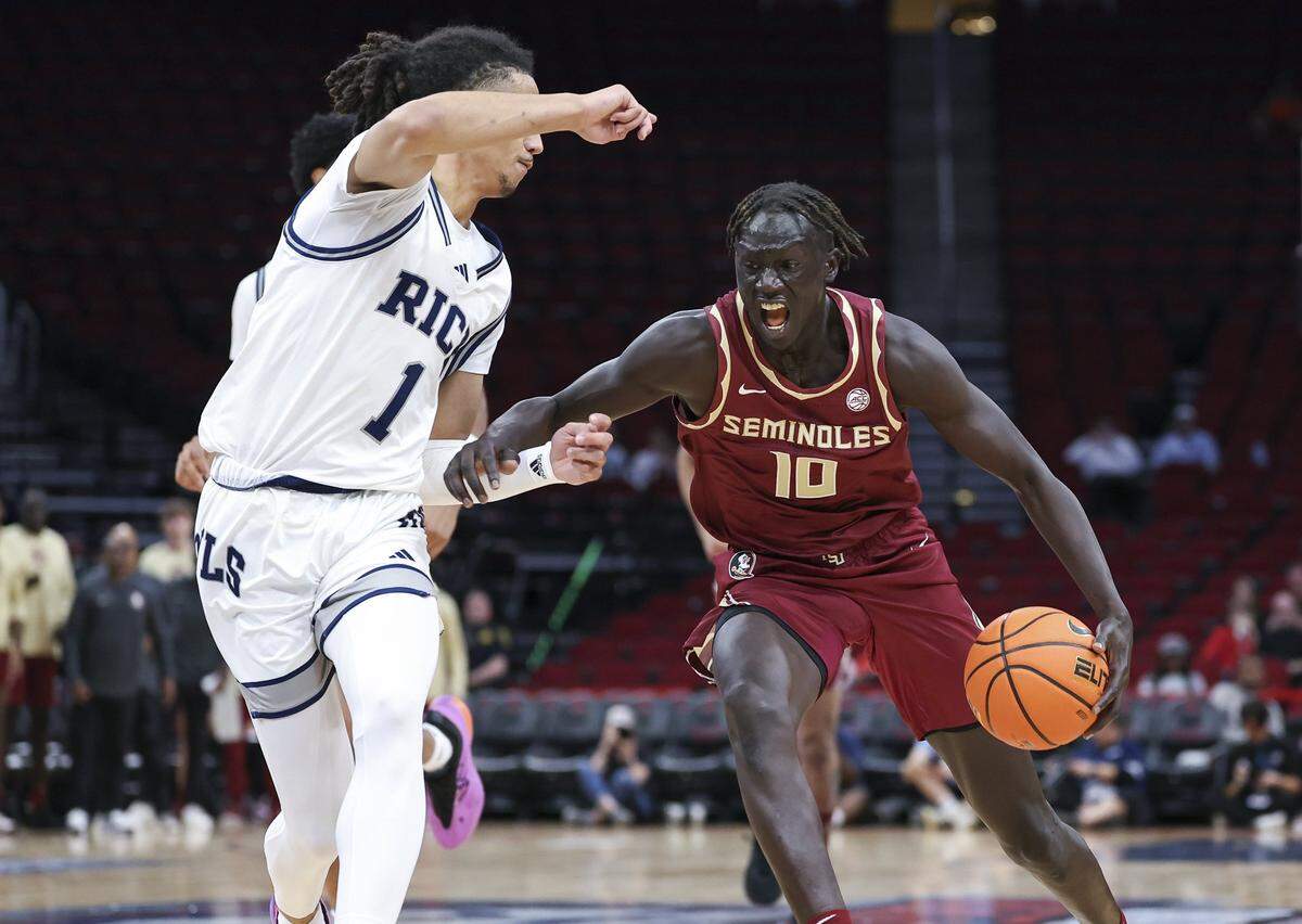 Taylor Bol Bowen averaged 8.0 points, 5.2 rebounds and 1.5 blocks per game game at Florida State this season.