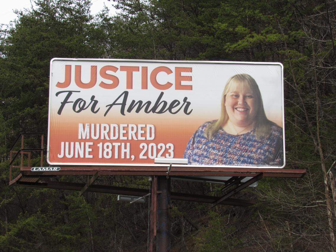 People pushing for an arrest in the stabbing death of Amber Spradlin in Floyd County, Ky., paid for billboards in early 2024.